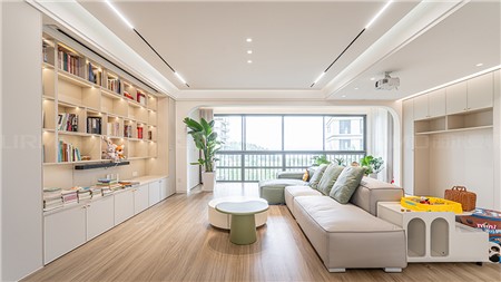 21w打造現(xiàn)代奶油風(fēng)格的家150m² | 麗爾曼頓全房全屋定制